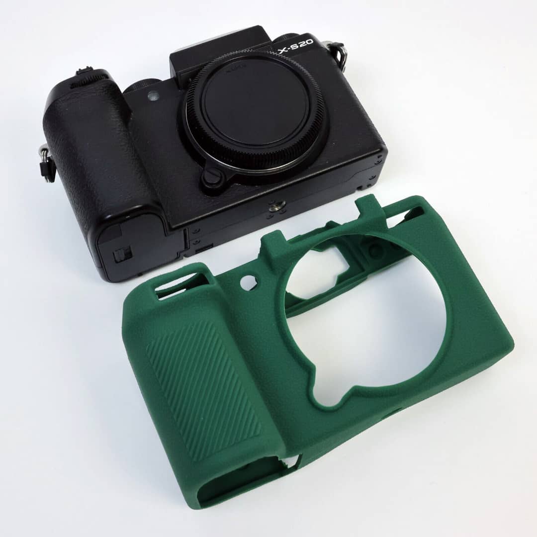 Custodia silicone morbida protezione fotocamera Fuji X-S20 Fujifilm XS20