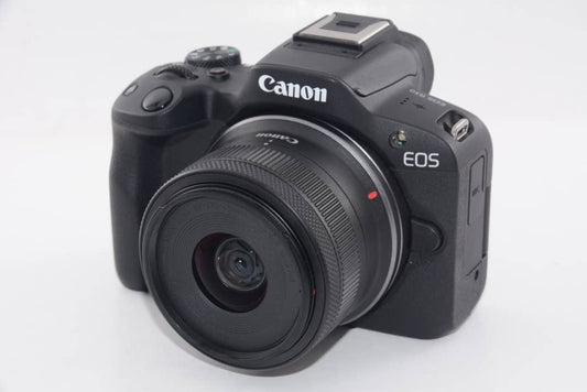 N.COME NUOVO/Meno di 2000 scatti] Canon R50 Nero + RF-S 18-45mm dal GIAPPONE #j9761