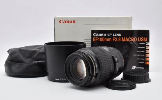 Canon EF 100mm f/2.8 Macro USM ULTRASONIC AF obiettivo principale