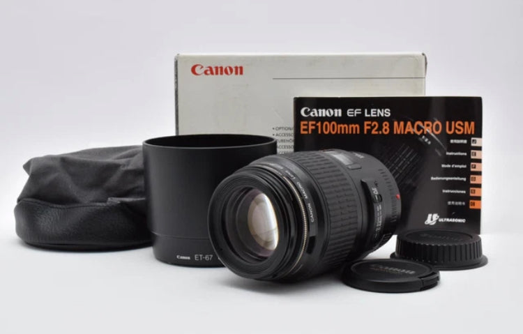 Canon EF 100mm f/2.8 Macro USM ULTRASONIC AF obiettivo principale